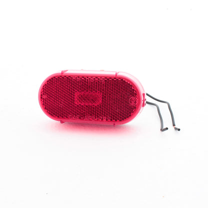 Peterson V128R Red 4.125" Oblong Clearance Side Marker Light Reflex Wagon