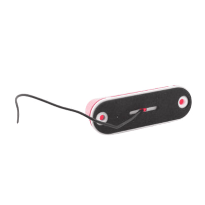 Peterson V136R Red 3.5" Oblong Clearance Side Marker Light Thin Surface Mount