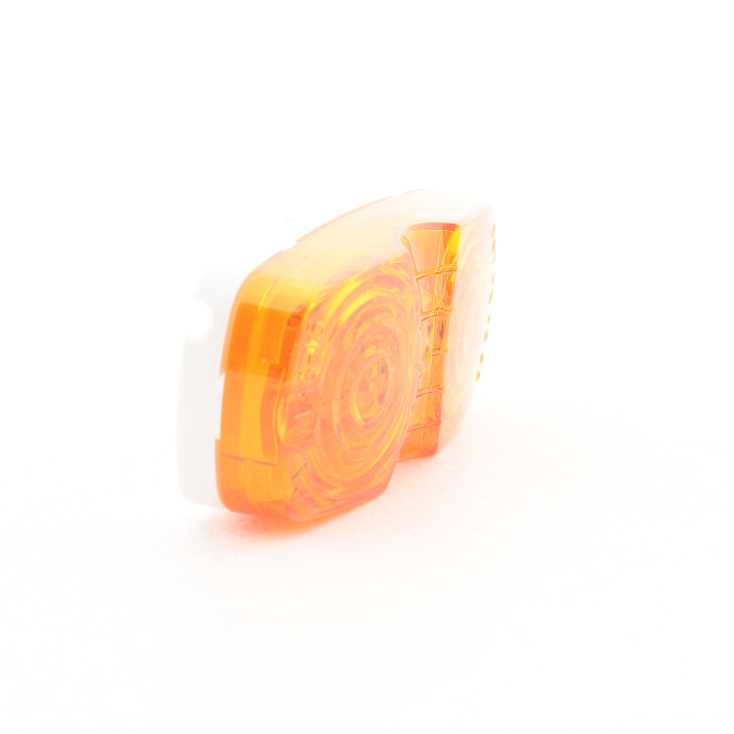 Peterson V138A 2-Bulb Amber Double Bulls-Eye Clearance Side Marker Light