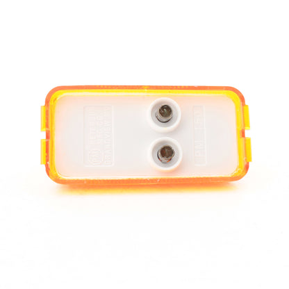 Peterson V150A Amber 3.75" x 2.75" Clearance Side Marker Light 5W for Trailer RV