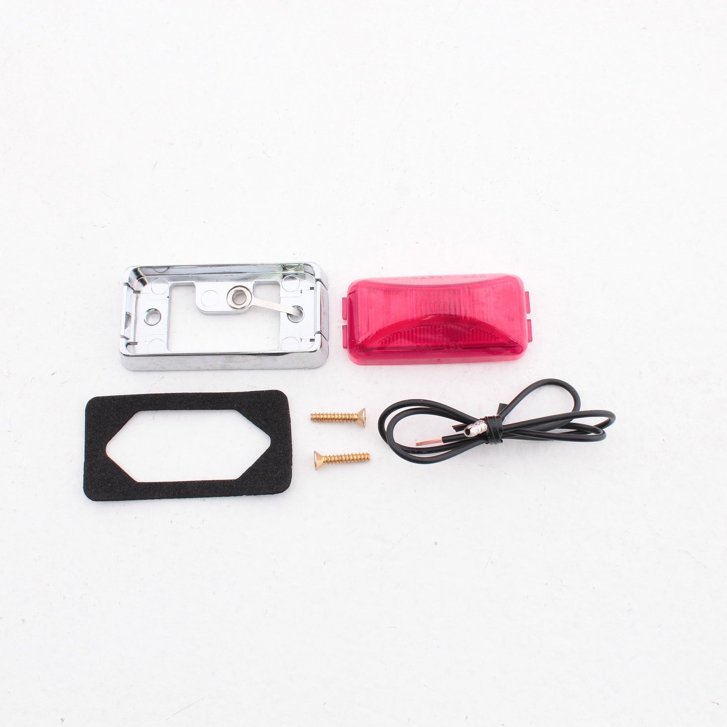 Peterson V150KR Red 2.5" Oblong Sealed Clearance Side Marker Light Incandescent