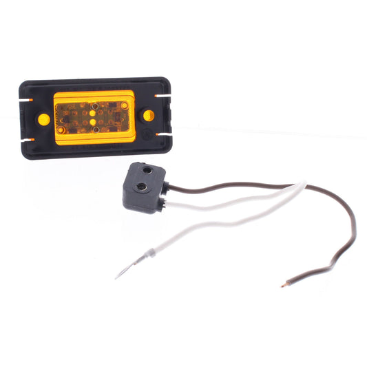 Peterson V153KA Amber 2.5" LED Piranha Clearance Side Marker Light Kit ATV