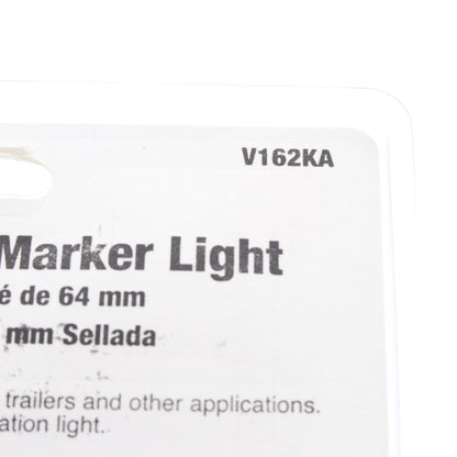 Peterson V162KA Amber 2.5" Piranha LED Clearance Side Marker Light Kit Grommet