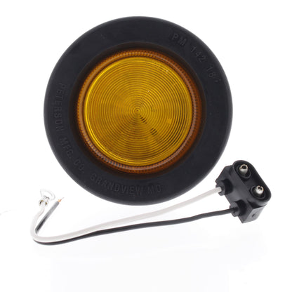 Peterson V162KA Amber 2.5" Piranha LED Clearance Side Marker Light Kit Grommet