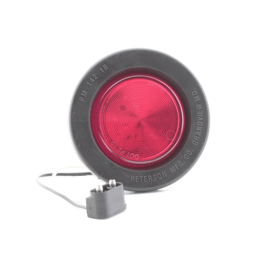 Peterson V162KR Red Piranha LED 2.5" Clearance Side Marker Light Kit w/ Grommet