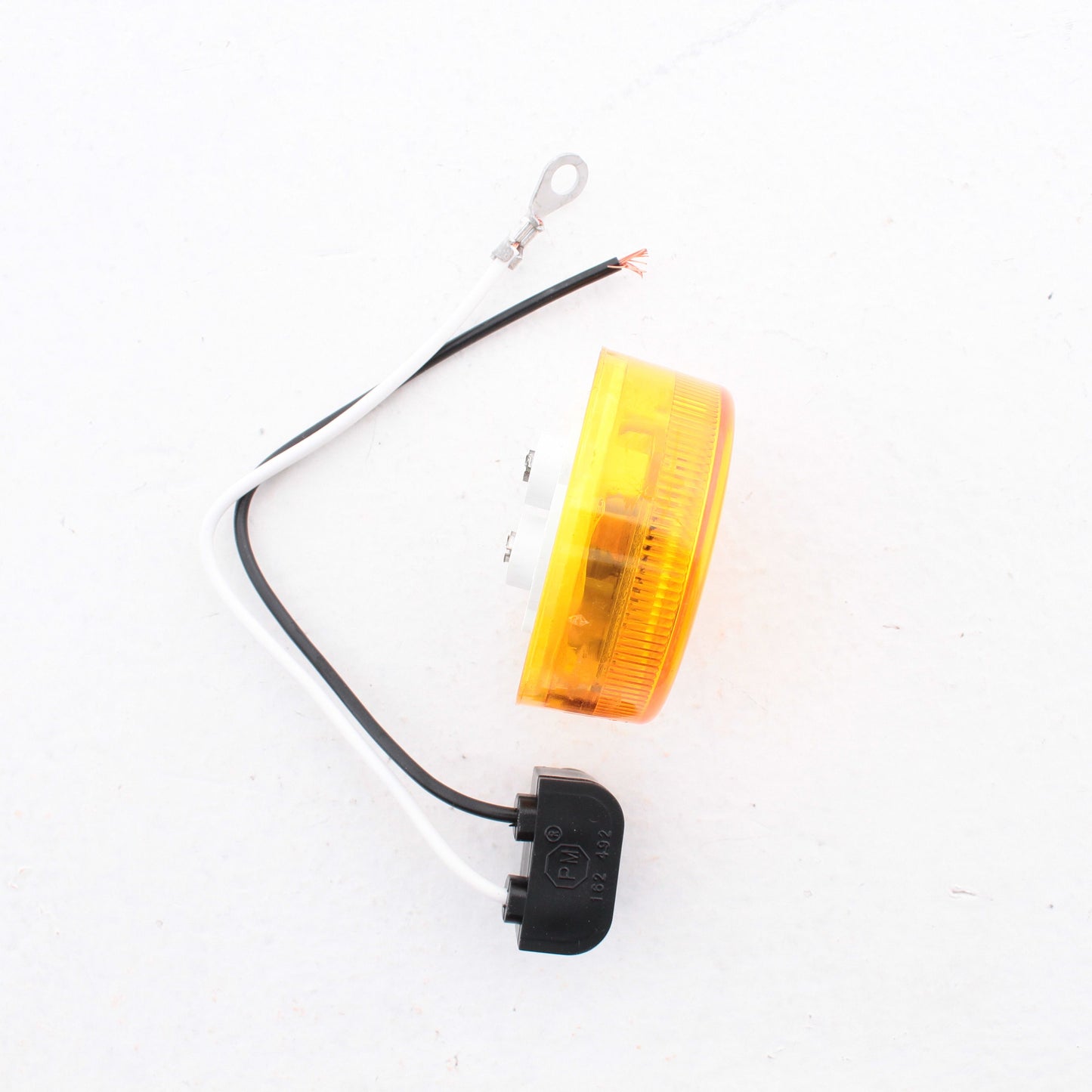 Peterson V164KA Amber 2" Piranha LED Clearance Side Marker Light Kit for Trailer
