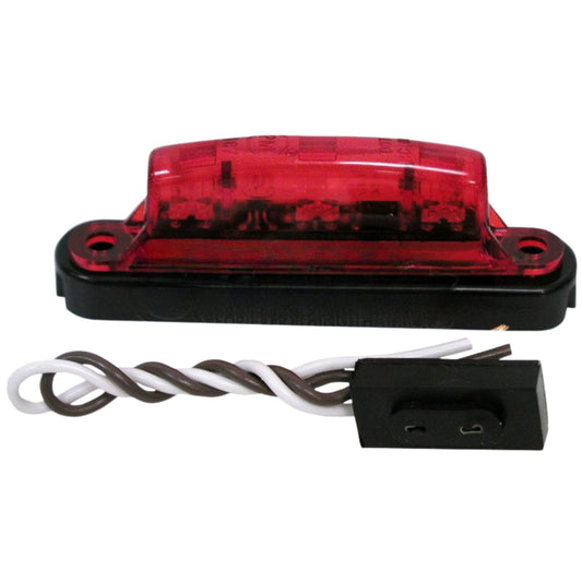 Peterson V167KR Piranha Red LED Thin-Line Clearance & Side Marker Light