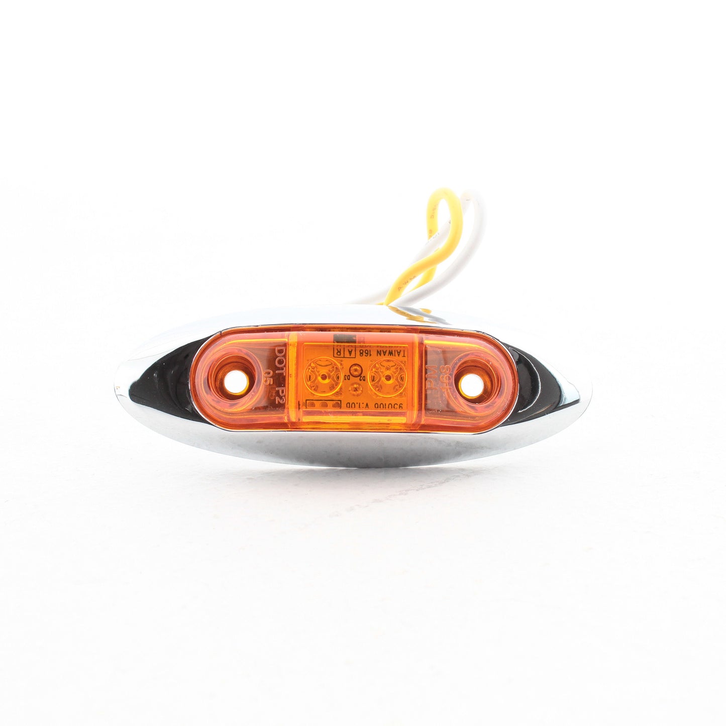 Peterson V168XA Amber Piranha LED Slim-Line Clearance Side Marker Light 2-Diode