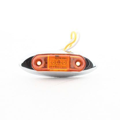 Peterson V168XA Amber Piranha LED Slim-Line Clearance Side Marker Light 2-Diode