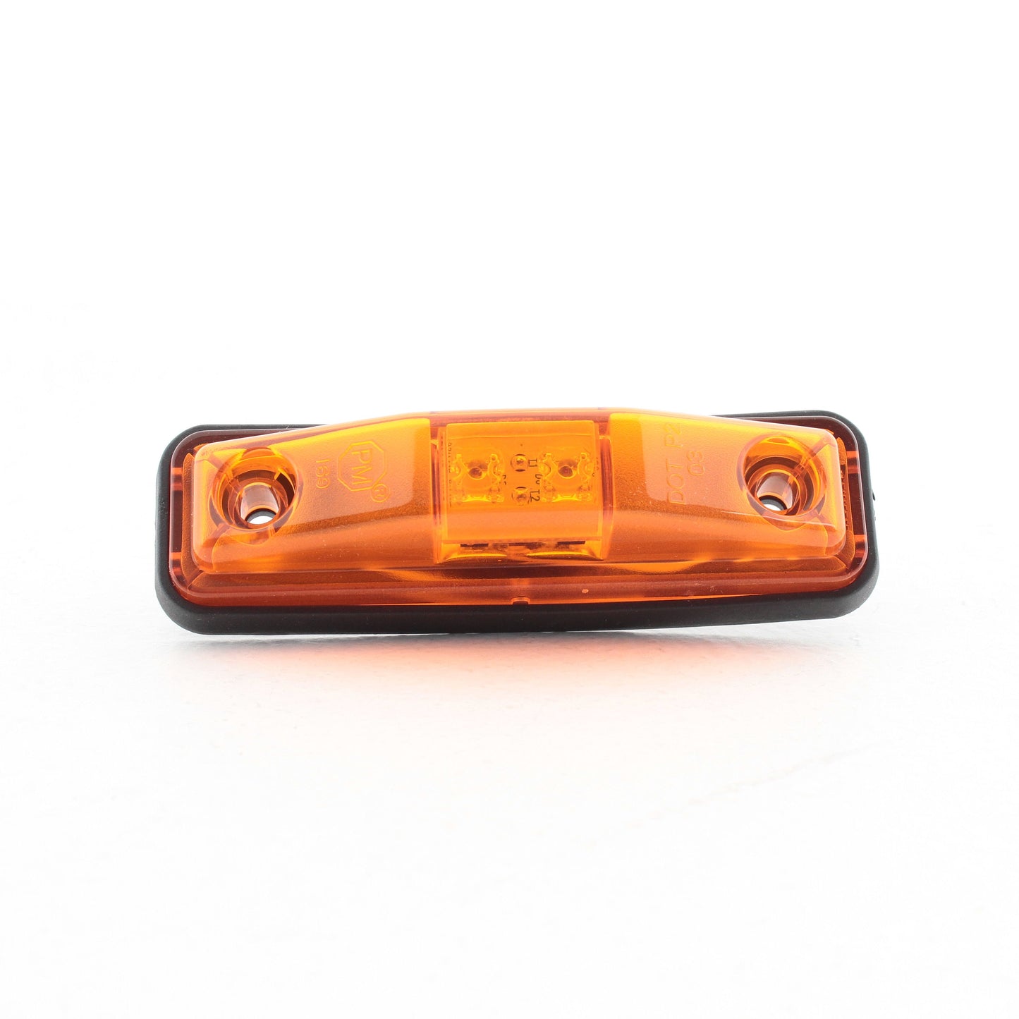 Peterson V169KA Amber 4-1/16" Piranha LED Clearance Side Marker Light Kit Sealed