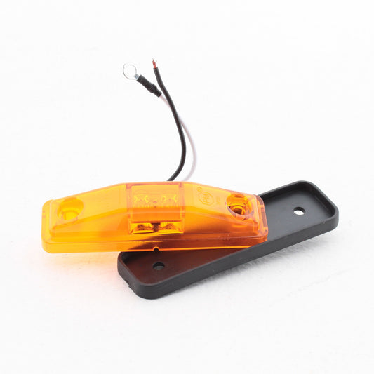 Peterson V169KA Amber 4-1/16" Piranha LED Clearance Side Marker Light Kit Sealed
