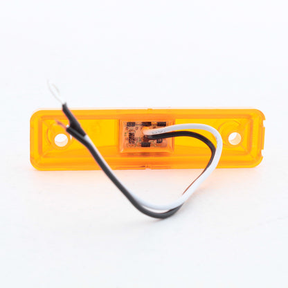Peterson V169KA Amber 4-1/16" Piranha LED Clearance Side Marker Light Kit Sealed