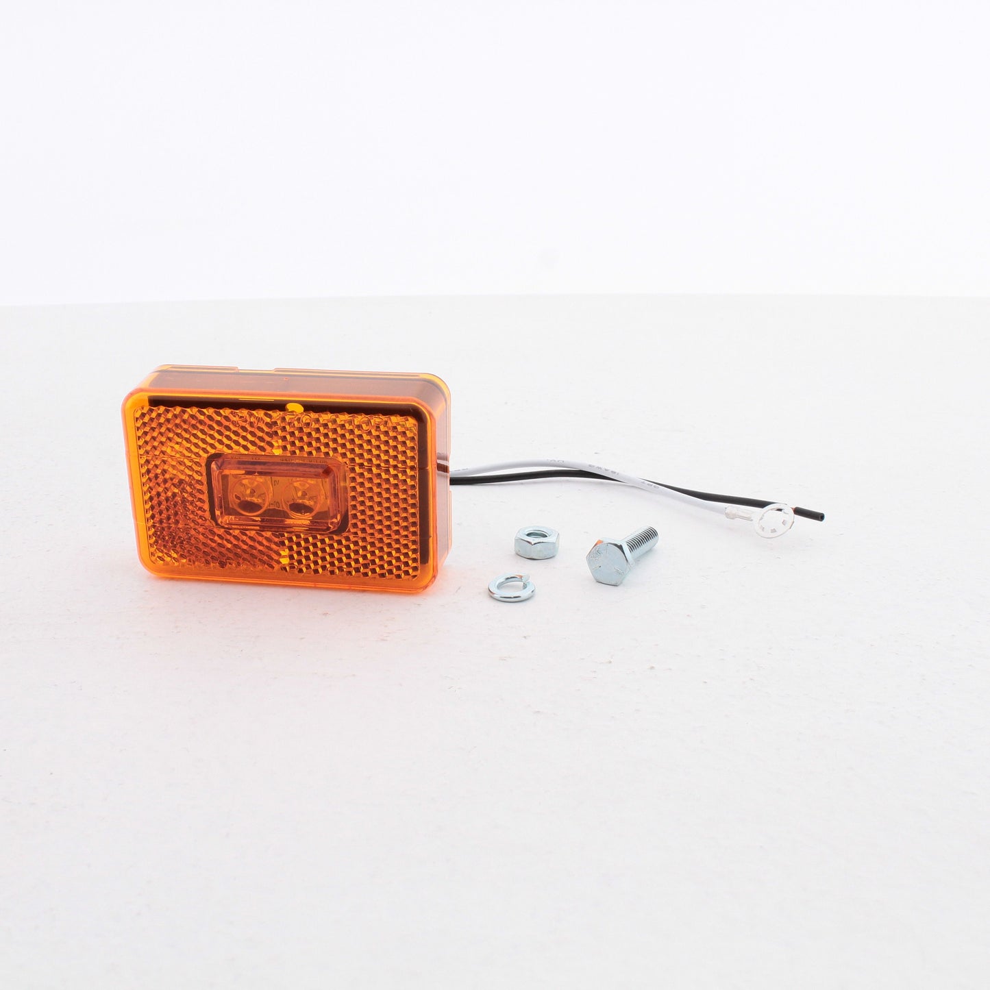 Peterson V170A Amber 3.125" Piranha LED Clearance Side Marker Light Reflex