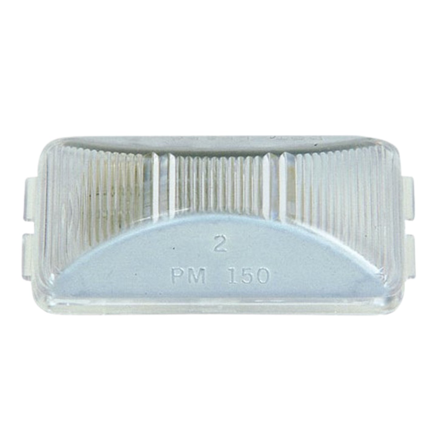 Peterson V203C Clear Rectangular LED License Light 2.48" x 1.2" 12 Volts