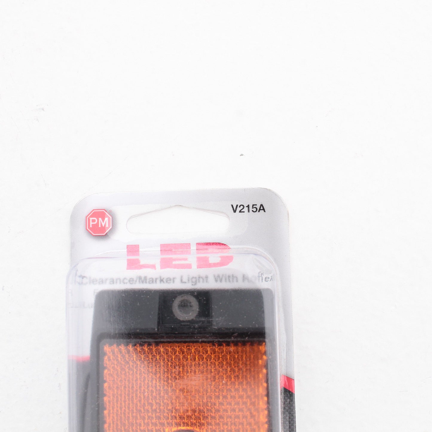 Peterson V215A Amber LED Clearance Side Marker Light 1-Diode with Reflex 3.94"