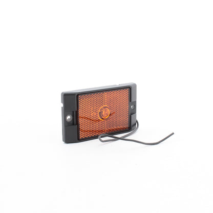 Peterson V215A Amber LED Clearance Side Marker Light 1-Diode with Reflex 3.94"