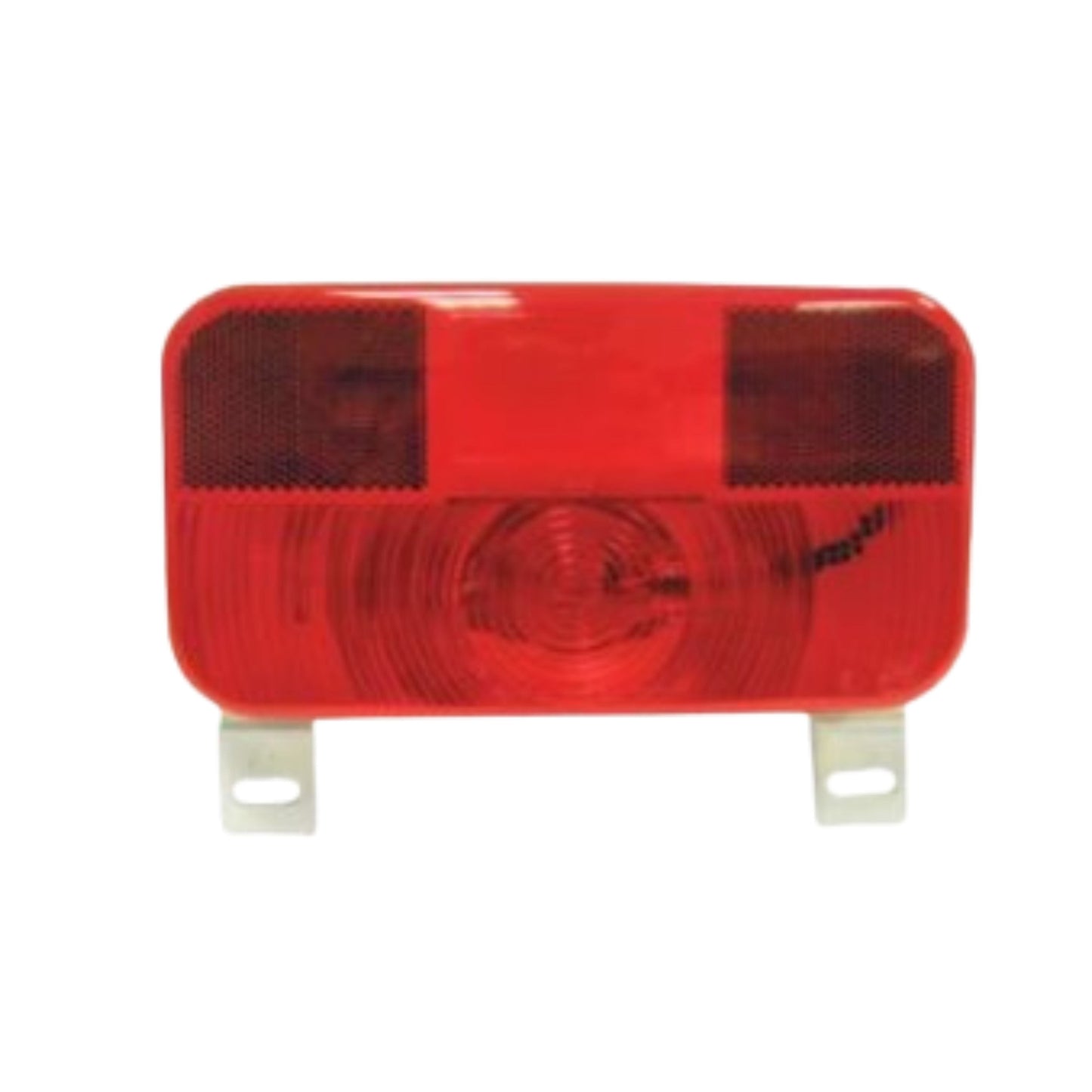 Peterson V25923 Red W/License Light and Bracket with Reflex
