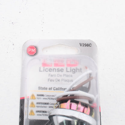 Peterson V298C Chrome LED License Utility Courtesy Light Low-Draw