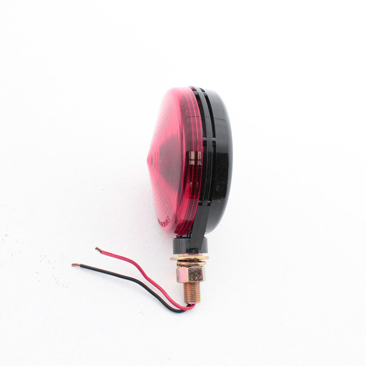 Peterson V3132 Red 4-1/8" Round Park Turn Signal Light Pedestal Mount