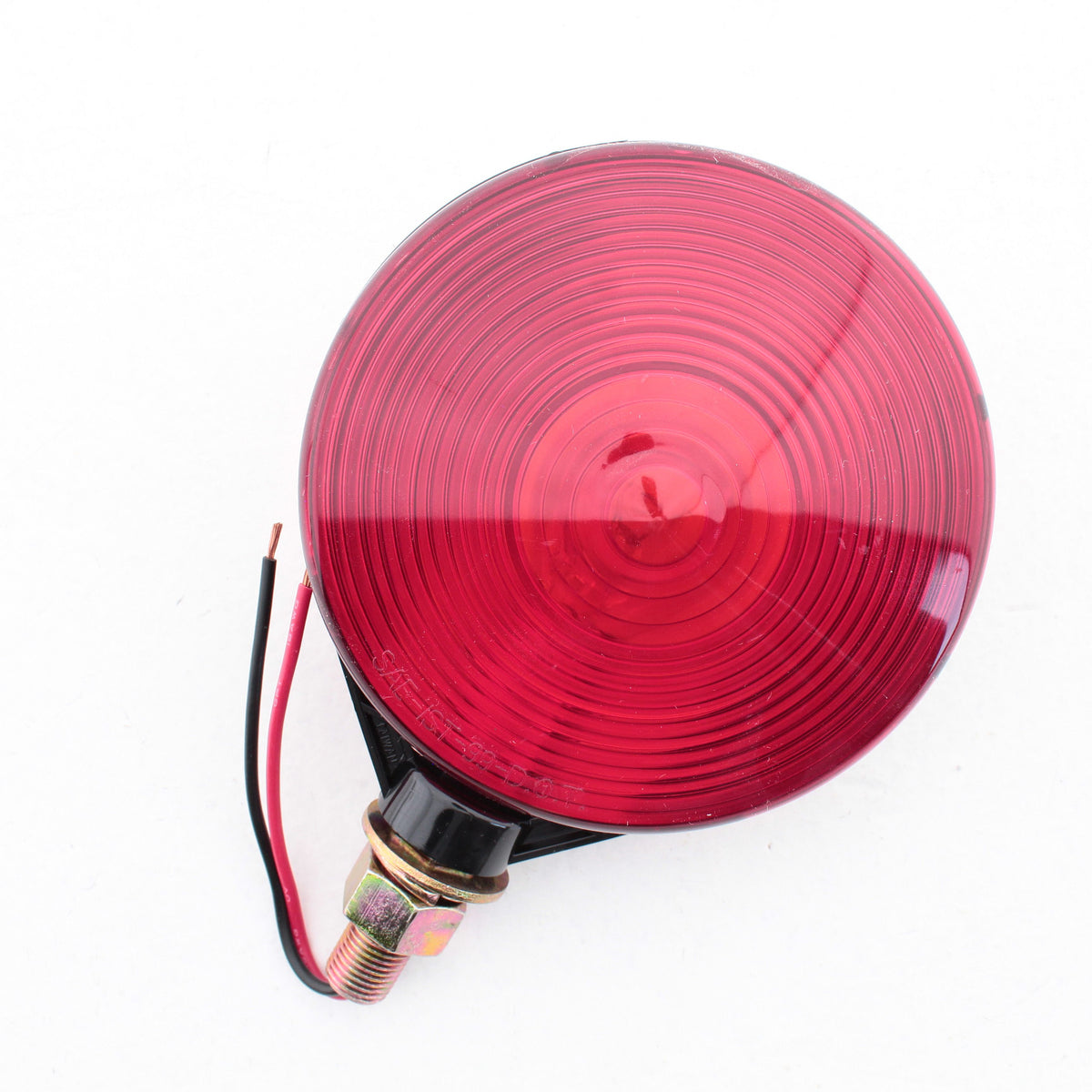 Peterson V3132RA Amber/Red 4-1/8" Double-Face Park & Turn Signal Pedestal-Mount
