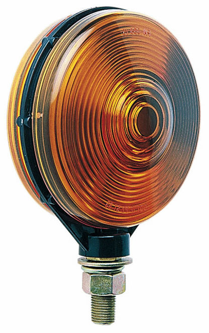 Peterson V313AA Amber/Amber 4-1/8" Double-Face Park & Turn Signal Pedestal-Mount