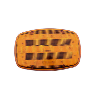Peterson V316MA Amber 6.3" Battery-Operated Flashing Hazard Light Magnetic Mount