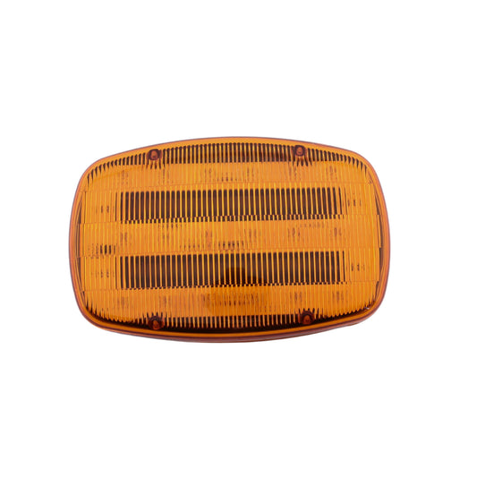 Peterson V316MA Amber 6.3" Battery-Operated Flashing Hazard Light Magnetic Mount