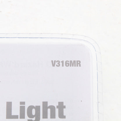 Peterson V316MR Red Battery-Operated Flashing Hazard Light Magnetic Mount 6.3"