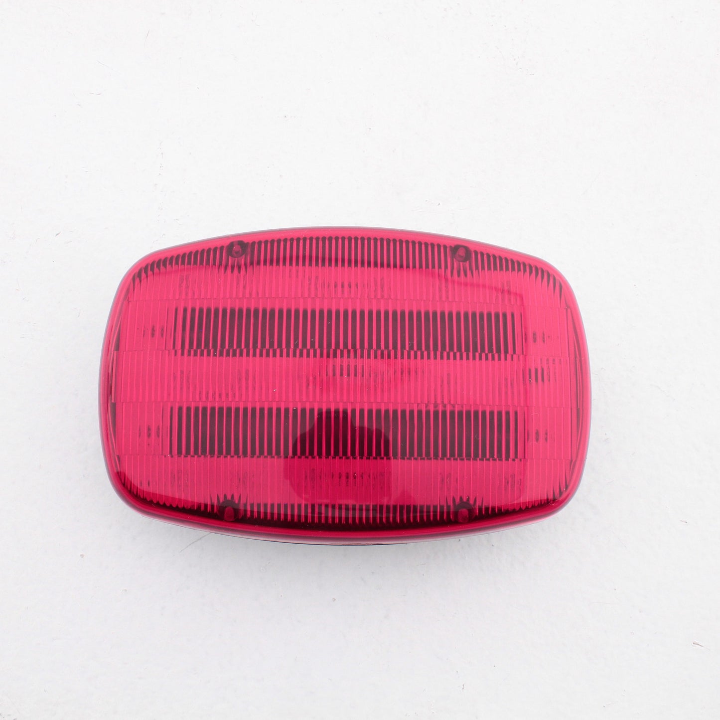 Peterson V316MR Red Battery-Operated Flashing Hazard Light Magnetic Mount 6.3"