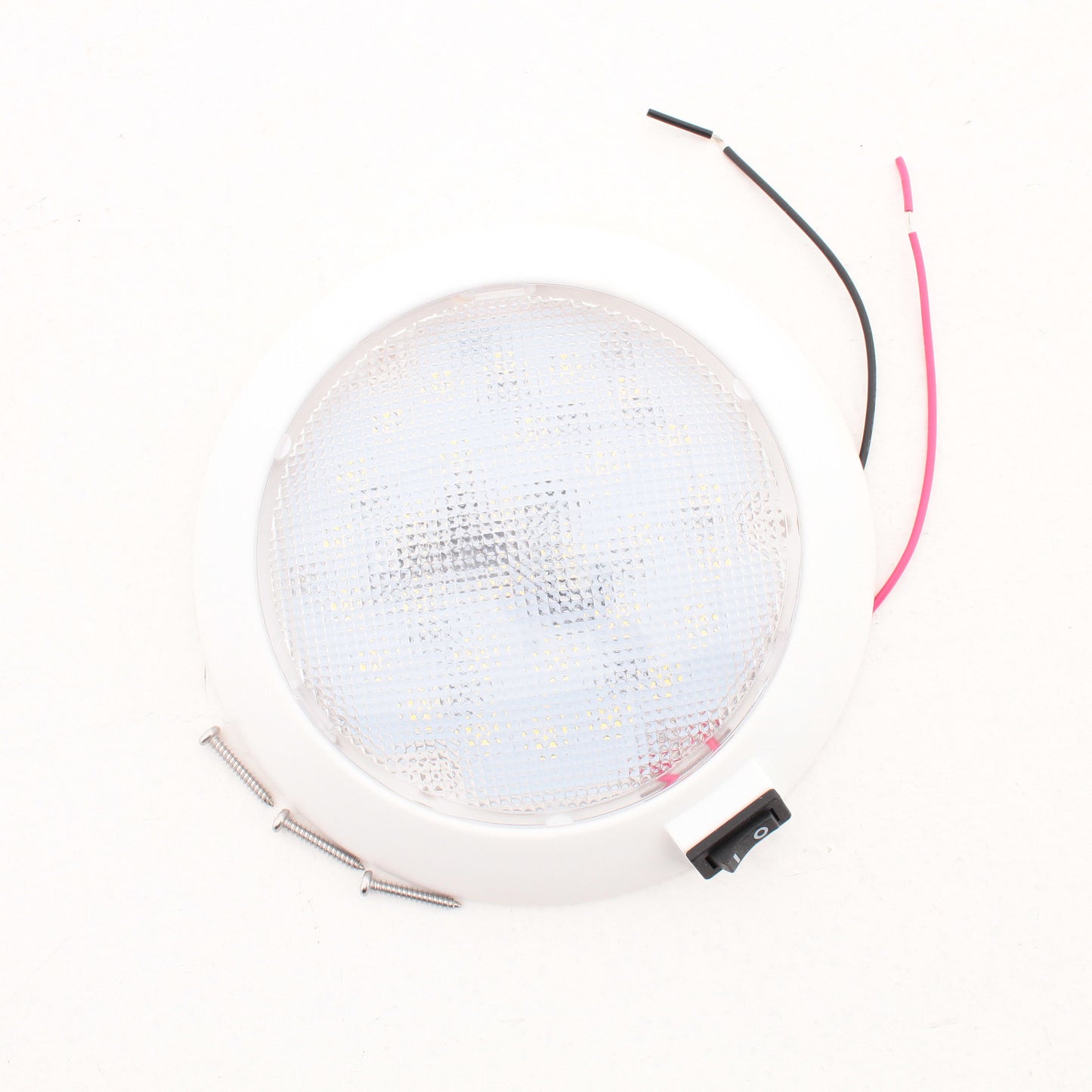 Peterson V379S Great White 5.5" LED Dome Interior Use Light w/ Switch 65 Lum