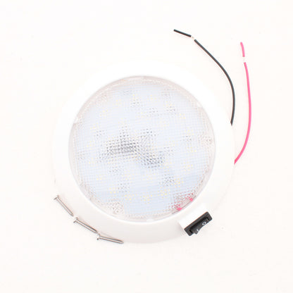 Peterson V379S Great White 5.5" LED Dome Interior Use Light w/ Switch 65 Lum