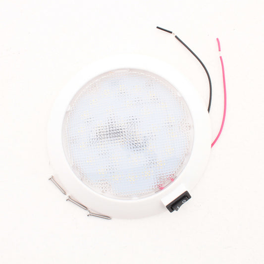 Peterson V379S Great White 5.5" LED Dome Interior Use Light w/ Switch 65 Lum