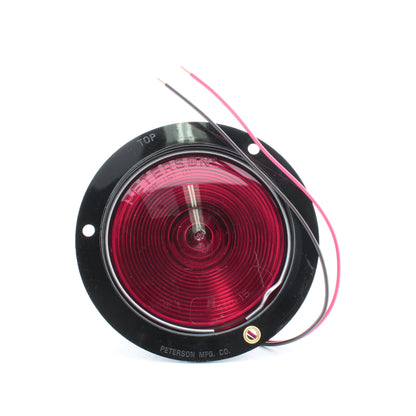 Peterson V413 Red Flush Mount Stop Turn Taillight Black Polycarbonate Housing