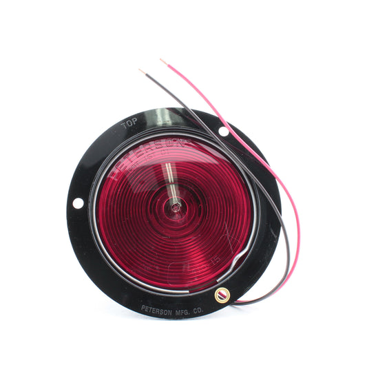 Peterson V413 Red Flush Mount Stop Turn Taillight Black Polycarbonate Housing