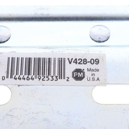 Peterson V42809 Steel License Bracket Universal for Stud-Mount Taillight 8.5"