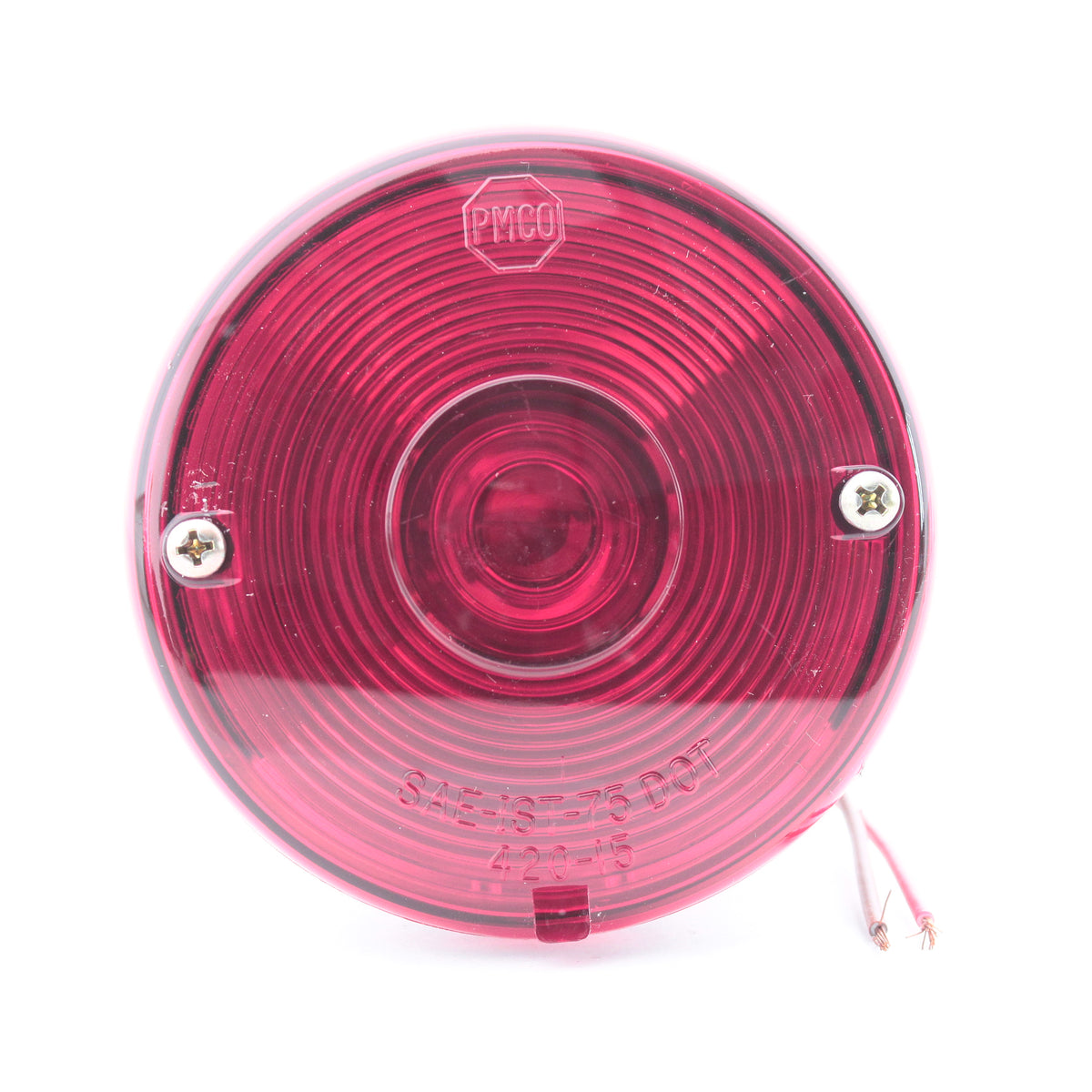 Peterson V428W Red 3.75" Dia. x 2.625" W Stud Mount Combination Tail Light