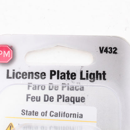 Peterson V432 Clear Chrome License Plate Light Utility Trailer 1.25" Hole