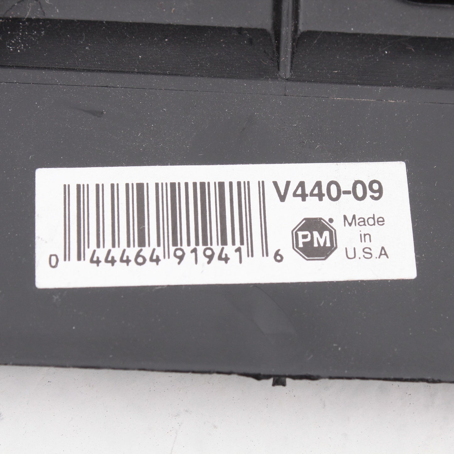 Peterson V44009 Black Plastic License Bracket Universal Stud-Mount Taillight
