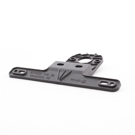 Peterson V44009 Black Plastic License Bracket Universal Stud-Mount Taillight