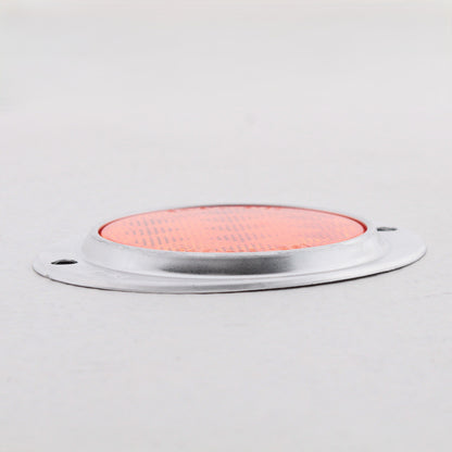 Peterson V472A Amber 4.5 x3.75 Aluminum Oval Reflector Low Profile Rustproof