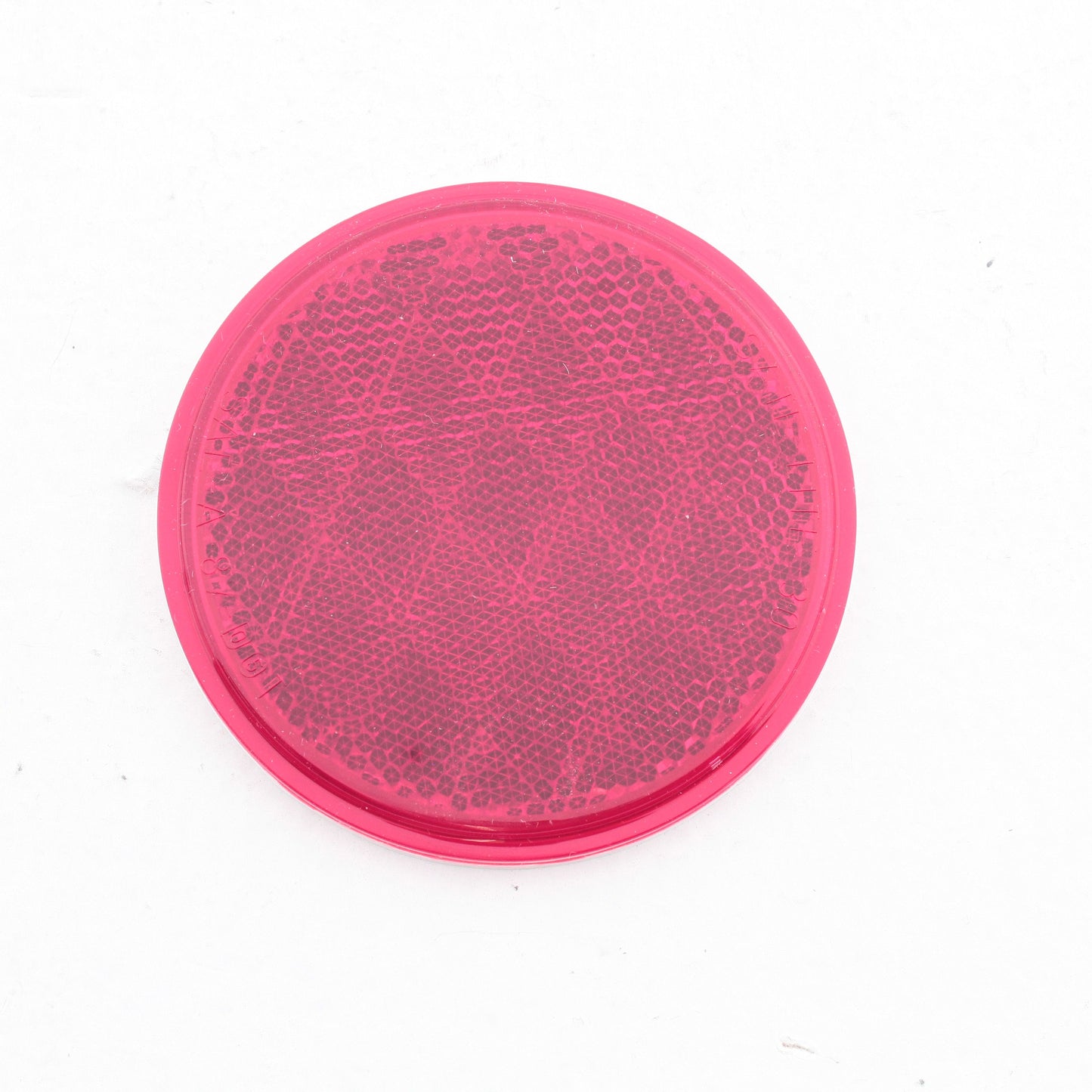 Peterson V475R 3.19" Red Round Quick-Mount Reflector w/ Adhesive Backing