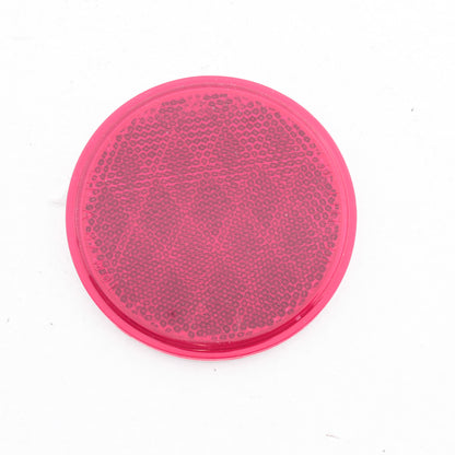Peterson V475R 3.19" Red Round Quick-Mount Reflector w/ Adhesive Backing