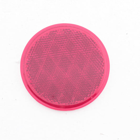 Peterson V475R 3.19" Red Round Quick-Mount Reflector w/ Adhesive Backing