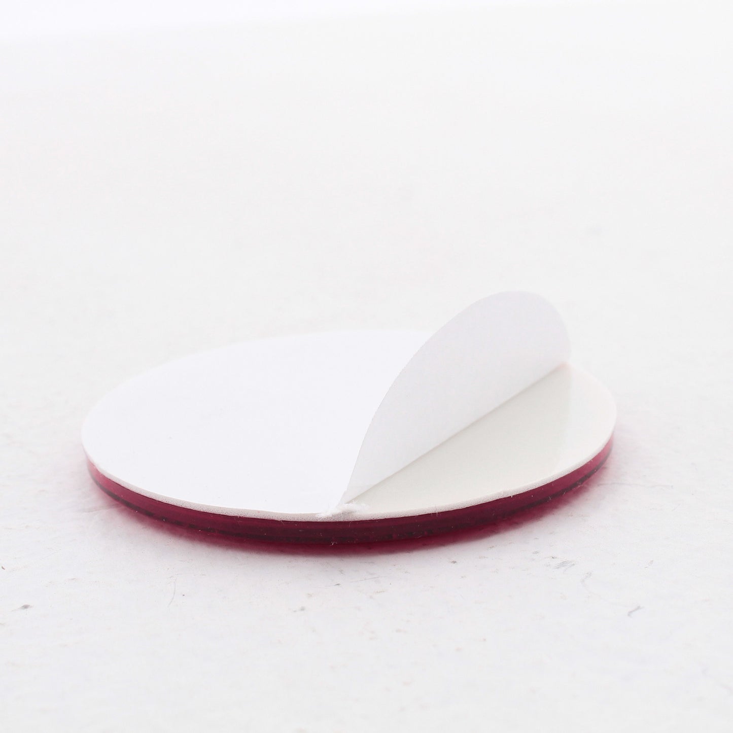 Peterson V475R 3.19" Red Round Quick-Mount Reflector w/ Adhesive Backing