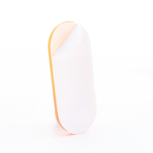 Peterson V480A Amber Oblong Reflector 4.325"x1.875" Adhesive Quick Mount