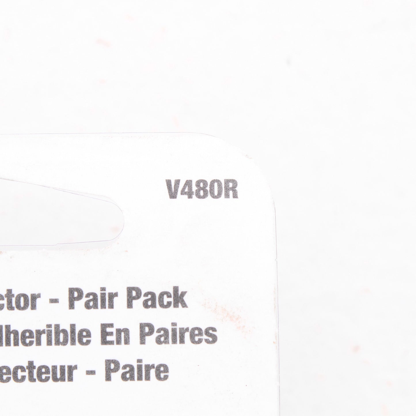 Peterson V480R Red Oblong Reflector 4.325"x1.875" Adhesive Quick Mount