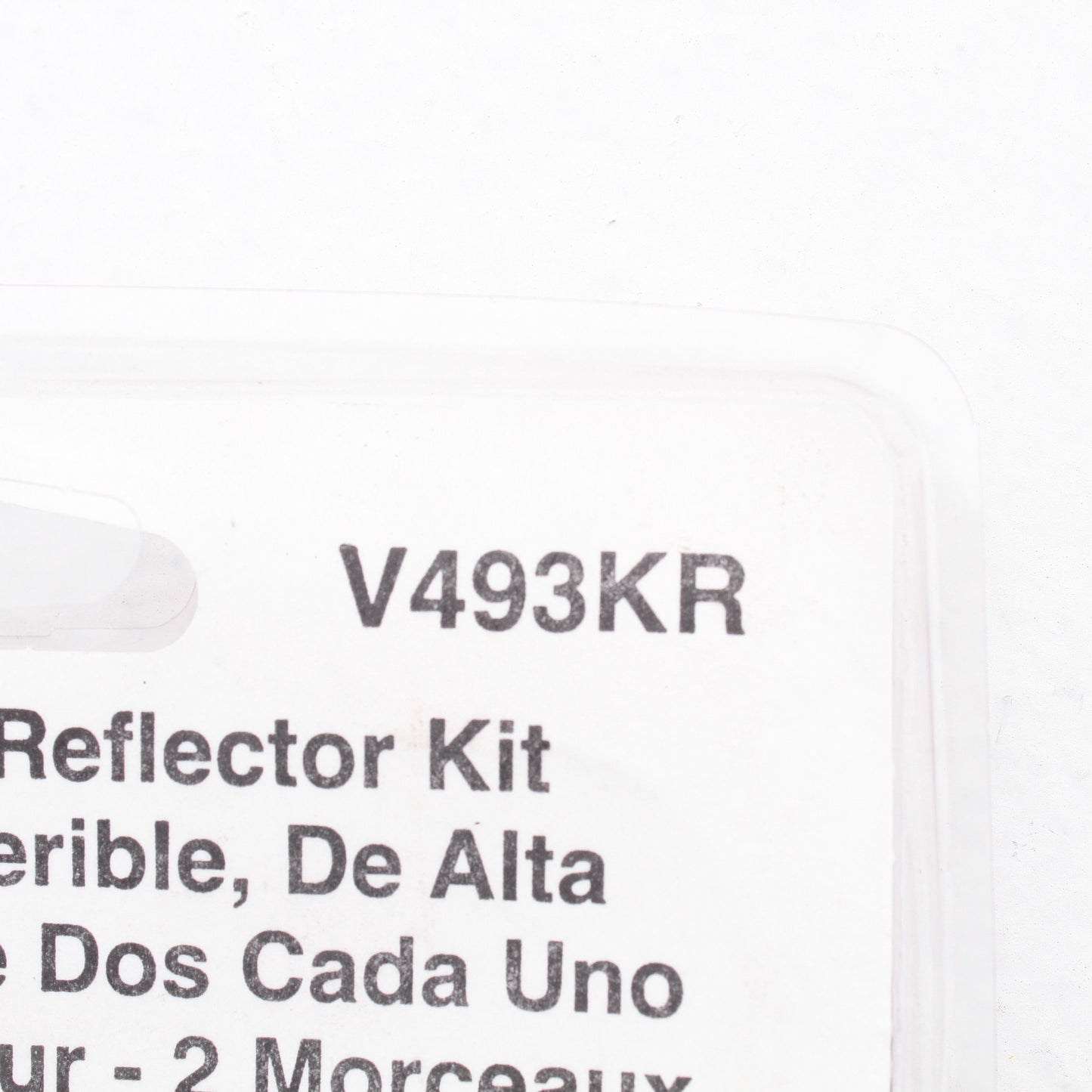 Peterson V493KR Spitfire Red Reflector Kit Includes 2 Each #489 #490 #491