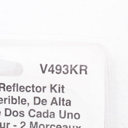 Peterson V493KR Spitfire Red Reflector Kit Includes 2 Each #489 #490 #491