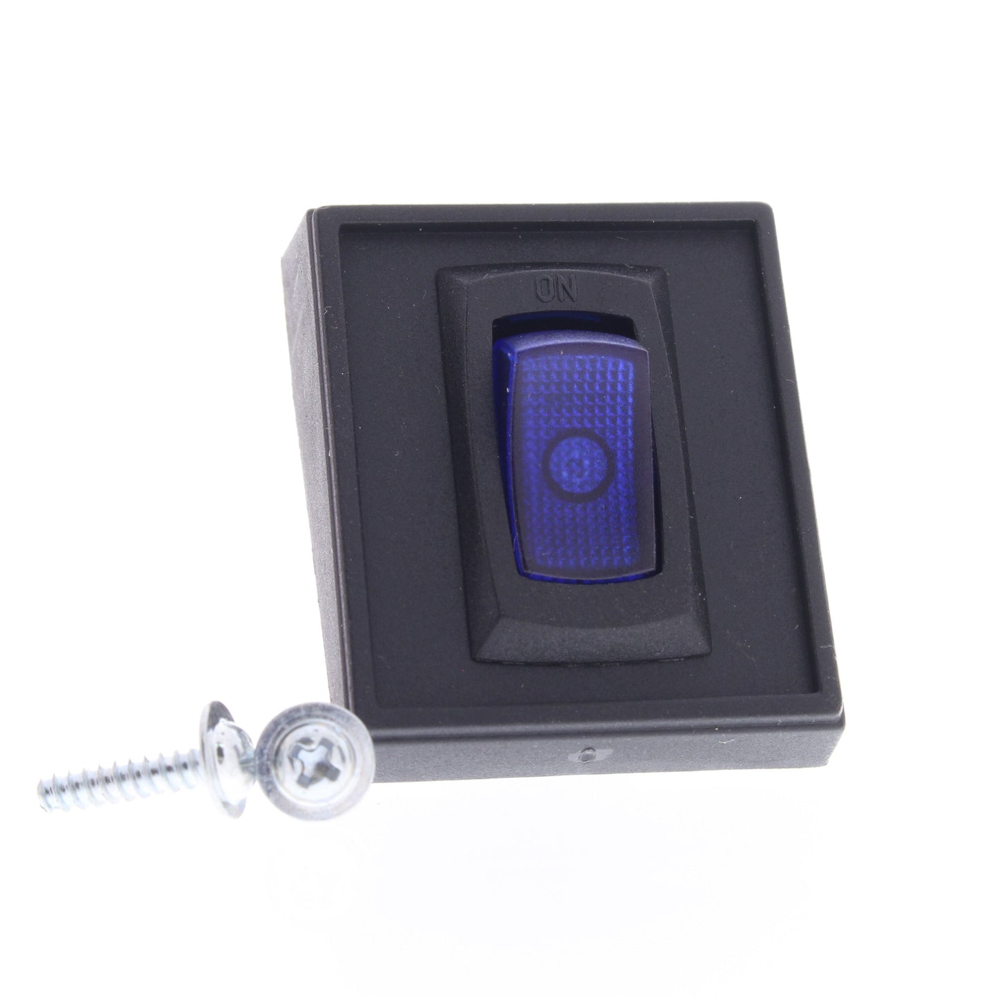 Peterson V520-41 15A Black Illuminated Rocker Switch Universal Quartz Halogen