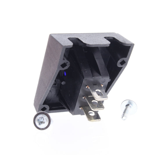 Peterson V520-41 15A Black Illuminated Rocker Switch Universal Quartz Halogen